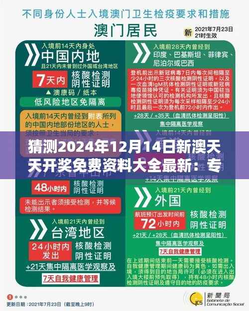 猜测2024年12月14日新澳天天开奖免费资料大全最新:专家观点与个人预测