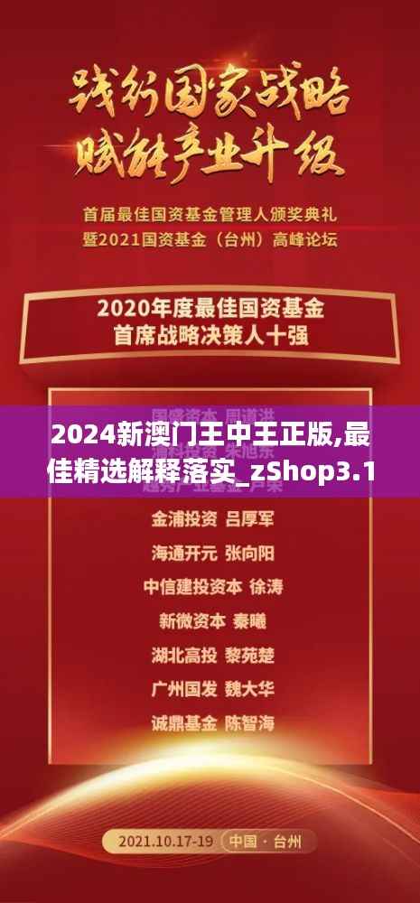 2024新澳门王中王正版,最佳精选解释落实_zShop3.113