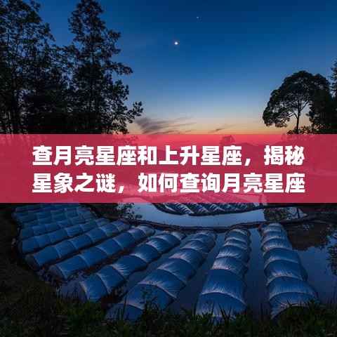 揭秘星象之谜,如何查询月亮星座和上升星座?