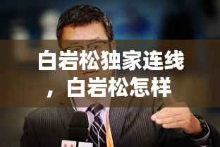 白岩松独家连线,白岩松怎样